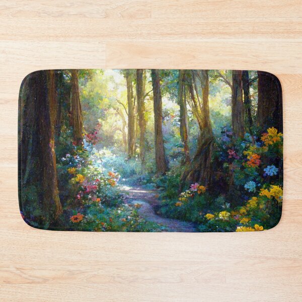 Item preview, A forest path with wildflowers designed and sold by JoepshLSio.