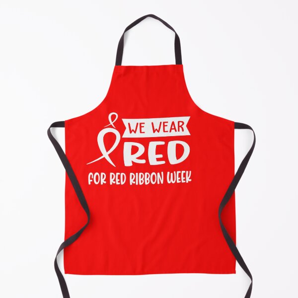 Item preview, We Wear Red For Red Ribbon Week Awareness Cute Red Ribbon  designed and sold by ZANNIX.