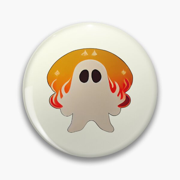 Artikelvorschau, Ghostie posiert als Flammengeist entworfen und verkauft von TheFoxyWolfShop.