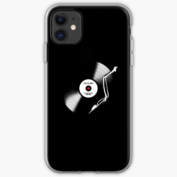 post-apocalyptic birdsongs in 33 rpm iPhone Soft Case