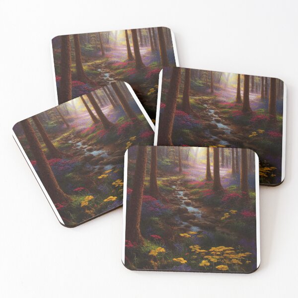 Item preview, A forest path with wildflowers designed and sold by JoepshLSio.