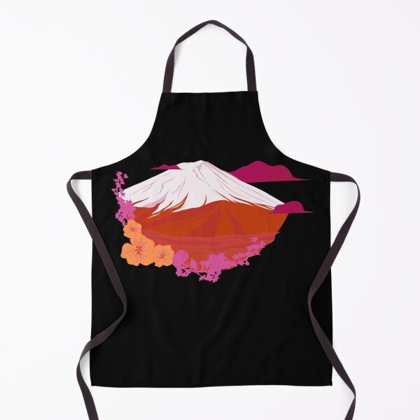 Item preview, Mountains, Clouds, and Flowers Femme Flag. Lesbian Pride designed and sold by Subtle Pride Shop.