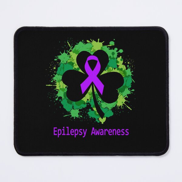 Item preview, Epilepsy Awareness Clover Ribbon Happy Patricks Day Support Epilepsy Warrior Gifts designed and sold by Tammyilaria.
