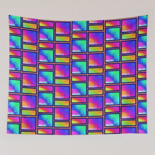 Item preview, Abstract Collaboration in Multiple Colors Blue & Orange Framed designed and sold by Karen Simon.