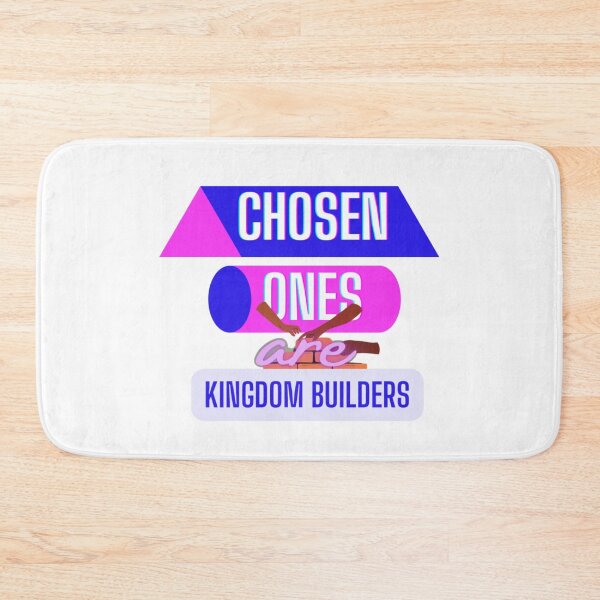 Item preview, Chosen ones are kingdom builders,white ( Temples Churches, Heaven) designed and sold by Mammanation.