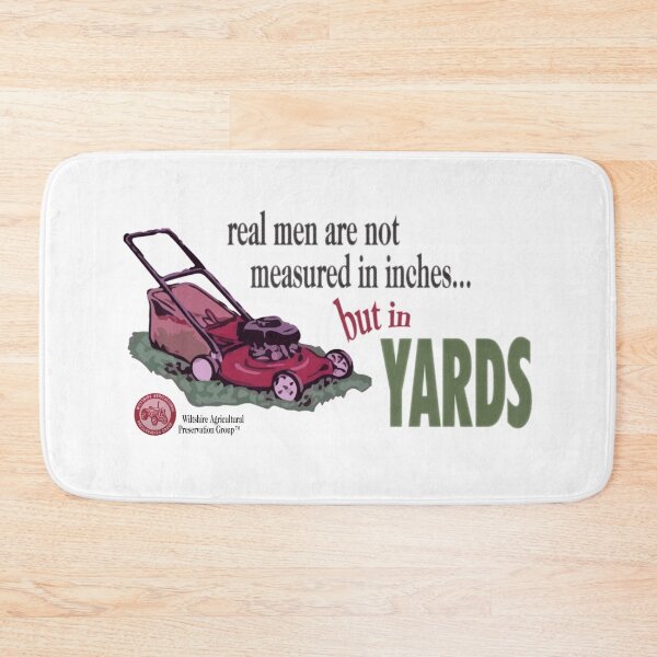Item preview, Real men are not measured in inches, but in yards designed and sold by Ragnarlothbrok.
