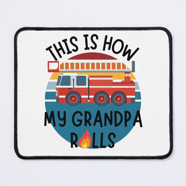 Item preview, Cute Firefighter Grandpa | Fun This Is How My Grandpa Rolls  designed and sold by DevlynnDesigns.