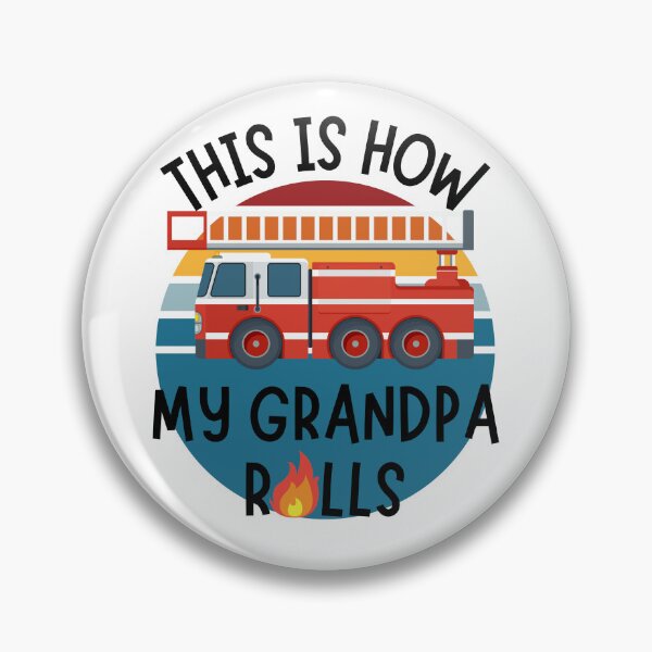 Item preview, Cute Firefighter Grandpa | Fun This Is How My Grandpa Rolls  designed and sold by DevlynnDesigns.