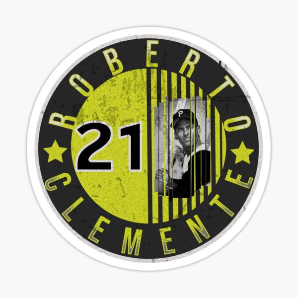 Numero 21, number 21, pirates Roberto Clemente MLB  Sticker for