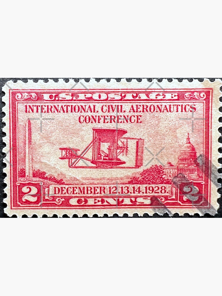 The 1928 International Civil Aeronautics Conference Stamps