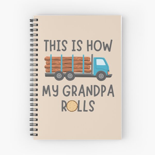 Item preview, Cute Logger Grandpa | This Is How My Grandpa Rolls | Fun Logging Baby designed and sold by DevlynnDesigns.