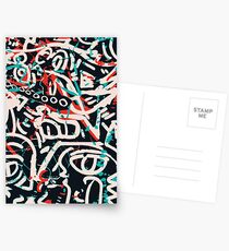 Postales Street Art Graffiti Pattern Tinta y Posca