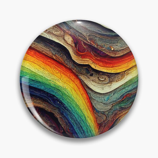 Artikelvorschau, Tropfendes schmelzendes abstraktes Muster der Regenbogenkruste entworfen und verkauft von DennistonMade.