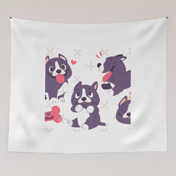 Item preview, dog Pitbull Funny cute cool funny designed and sold by hassendz.