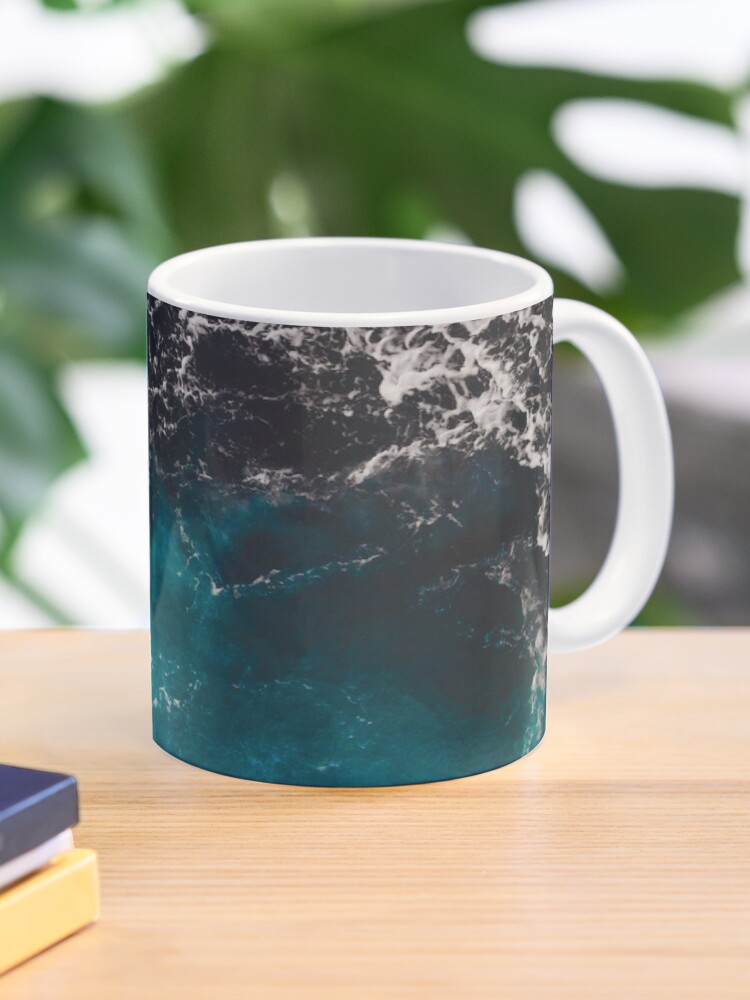 Wavy Abstract Glass Cup