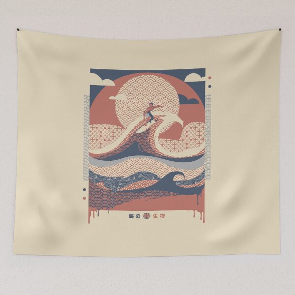 Item preview, Surfer in The Waves Minimalist Beach View by Tobe Fonseca designed and sold by Tobe Fonseca®.