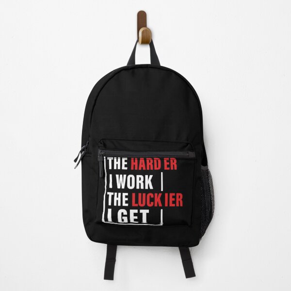 Item preview, The Harder I Work The Luckier I get, Hard work, Inspiration, Motivation, Work, Luck, Self Discipline, designed and sold by Salmaniix.