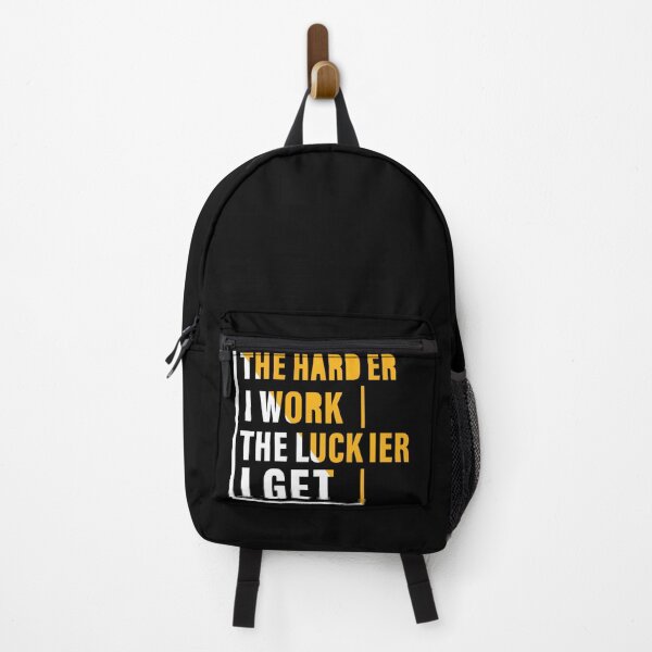 Item preview, The Harder I Work The Luckier I get, Hard work, Inspiration, Motivation, Work, Luck, Self Discipline, designed and sold by Salmaniix.