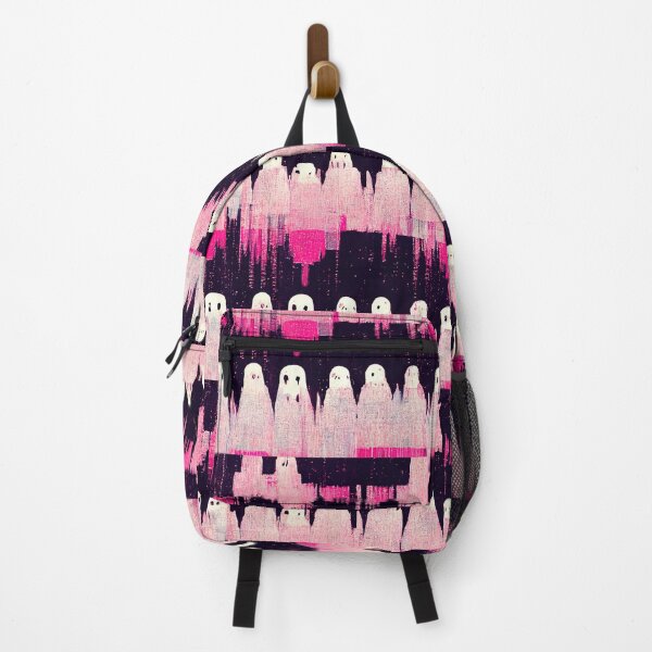 Item preview, Ugly Ghost Glitch Pattern: An Imperfect Pink Horror designed and sold by DennistonMade.