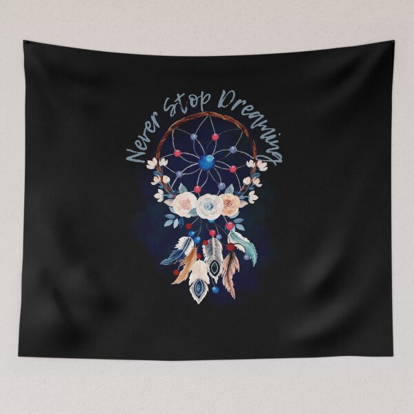Item preview, Never Stop Dreaming Dreamcatcher Flowers  designed and sold by kubix81.