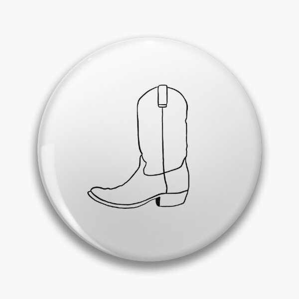 Item preview, Cowboy boot - simple outline designed and sold by Madeline-13.