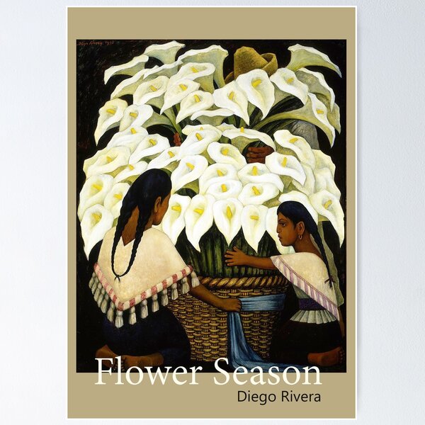 Item preview, Flower Season - Digo Rivera 1957, Mexico, Mexique designed and sold by space company ®.