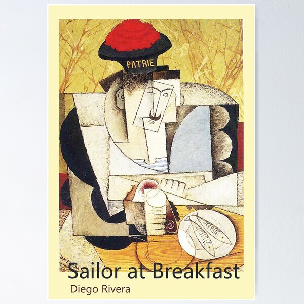 Item preview, Sailor At Breakfast - Digo Rivera 1957, Mexico, Mexique designed and sold by space company ®.