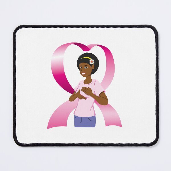 Item preview, Illustration of a black woman groping her breasts doing self-examination against breast cancer, prevention and diagnosis for life designed and sold by LucianoCosmo.