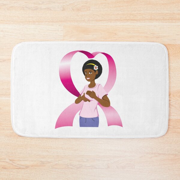 Item preview, Illustration of a black woman groping her breasts doing self-examination against breast cancer, prevention and diagnosis for life designed and sold by LucianoCosmo.