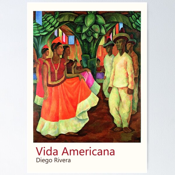 Item preview, Vida Americana - Digo Rivera 1957, Mexico, Mexique designed and sold by space company ®.