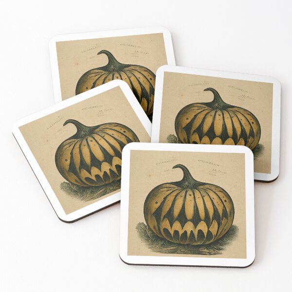Item preview, Tiki Pumpkins designed and sold by ArchiFusspot.