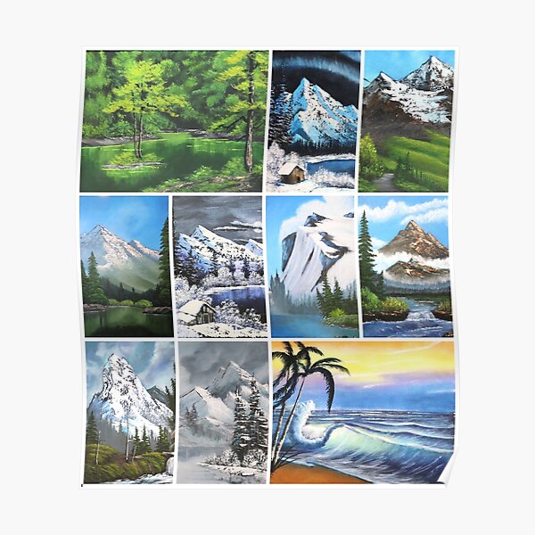 Bob Ross Posters For Sale | Redbubble