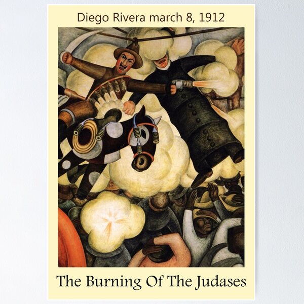 Item preview, The Burning Of The Judases - Digo Rivera 1957, Mexico, Mexique designed and sold by space company ®.