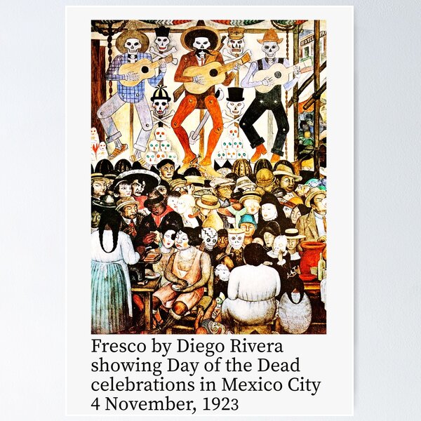 Item preview, The Day of The Dead Celebrations - Digo Rivera 1957, Mexico, Mexique designed and sold by space company ®.