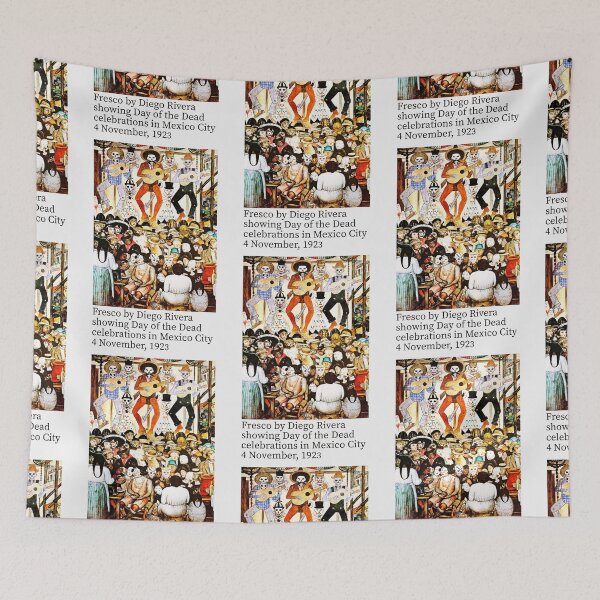 Item preview, The Day of The Dead Celebrations - Digo Rivera 1957, Mexico, Mexique designed and sold by space company ®.