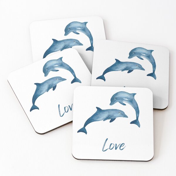 Item preview, Dolphin Love- Cute Animals designed and sold by TubularTees.