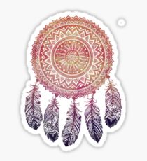 Purple Sunset Dreamcatcher Sticker