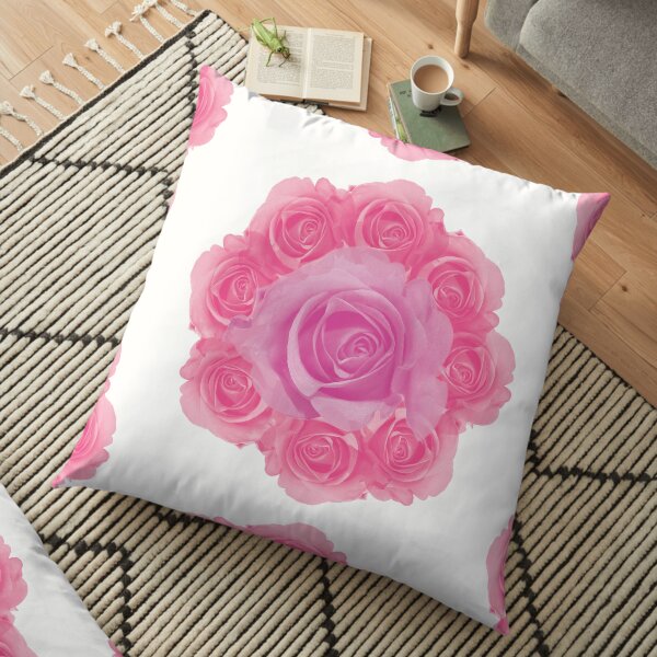 Rose is a rose Coussin de sol