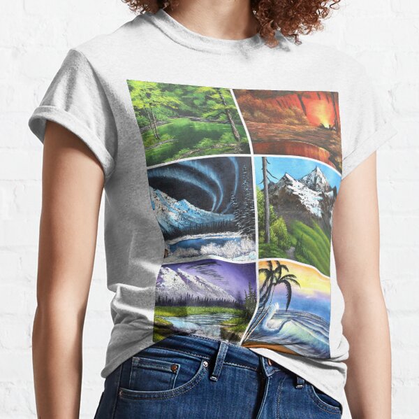 womens bob ross shirt