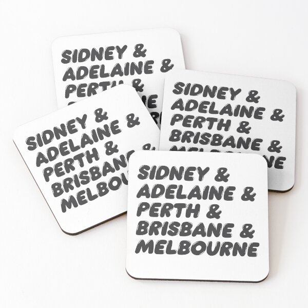 Item preview, Australia Cities Shirt Sydney, Brisbane, Adelaide, Perth, & Melbourne designed and sold by TonySpencer.