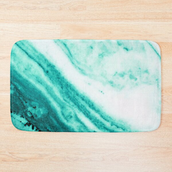 Item preview, Teal and White Marble designed and sold by KellysComColors.