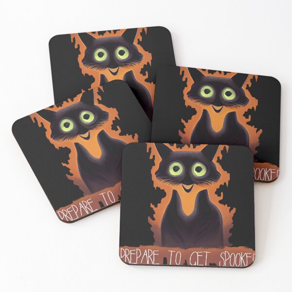 Item preview, spooky smily cat designed and sold by quickartz.