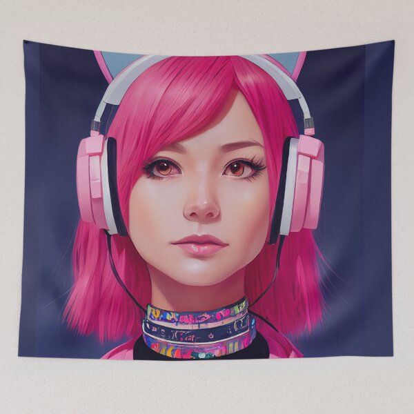 Item preview, girl with kitty helmets designed and sold by Soma-LUL.