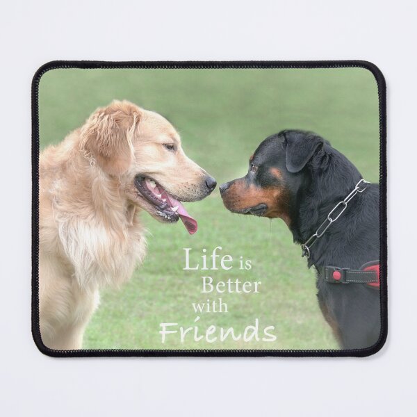Item preview, Dogs and quote - Life is better with friends designed and sold by sinseeho.