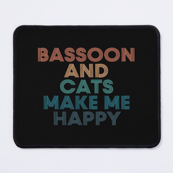 Item preview, Bassoon And Cats Make Me Happy- Gift for Bassoon & Cats Fans designed and sold by kindxinn.