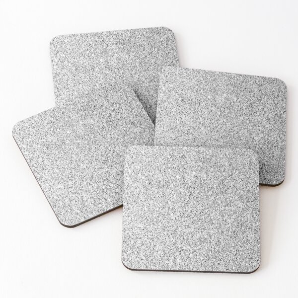 Beautiful Silver glitter sparkles Coasters (Set of 4)