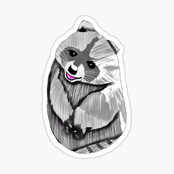 Item preview, Bohemian Woodland Creature Design, Raccoon designed and sold by Grimdol Fair.