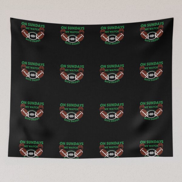 Item preview, On sundays we watch football with daddy designed and sold by NikkosDesigns.