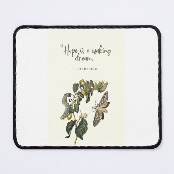Item preview, "Hope is a waking dream" quotes on products. designed and sold by ACEGDesign.
