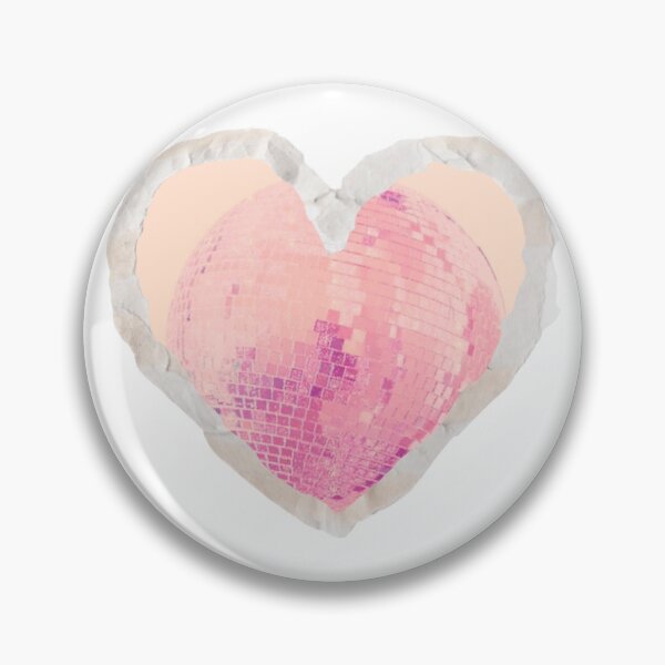 Item preview, heart mirrorball designed and sold by cottagecorococo.